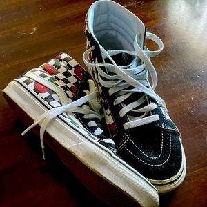 Vans Checkered cherry High tops